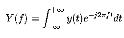 Equation for Fourier Transform