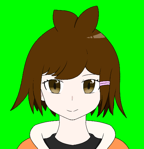 Anime girl with a neutral expression