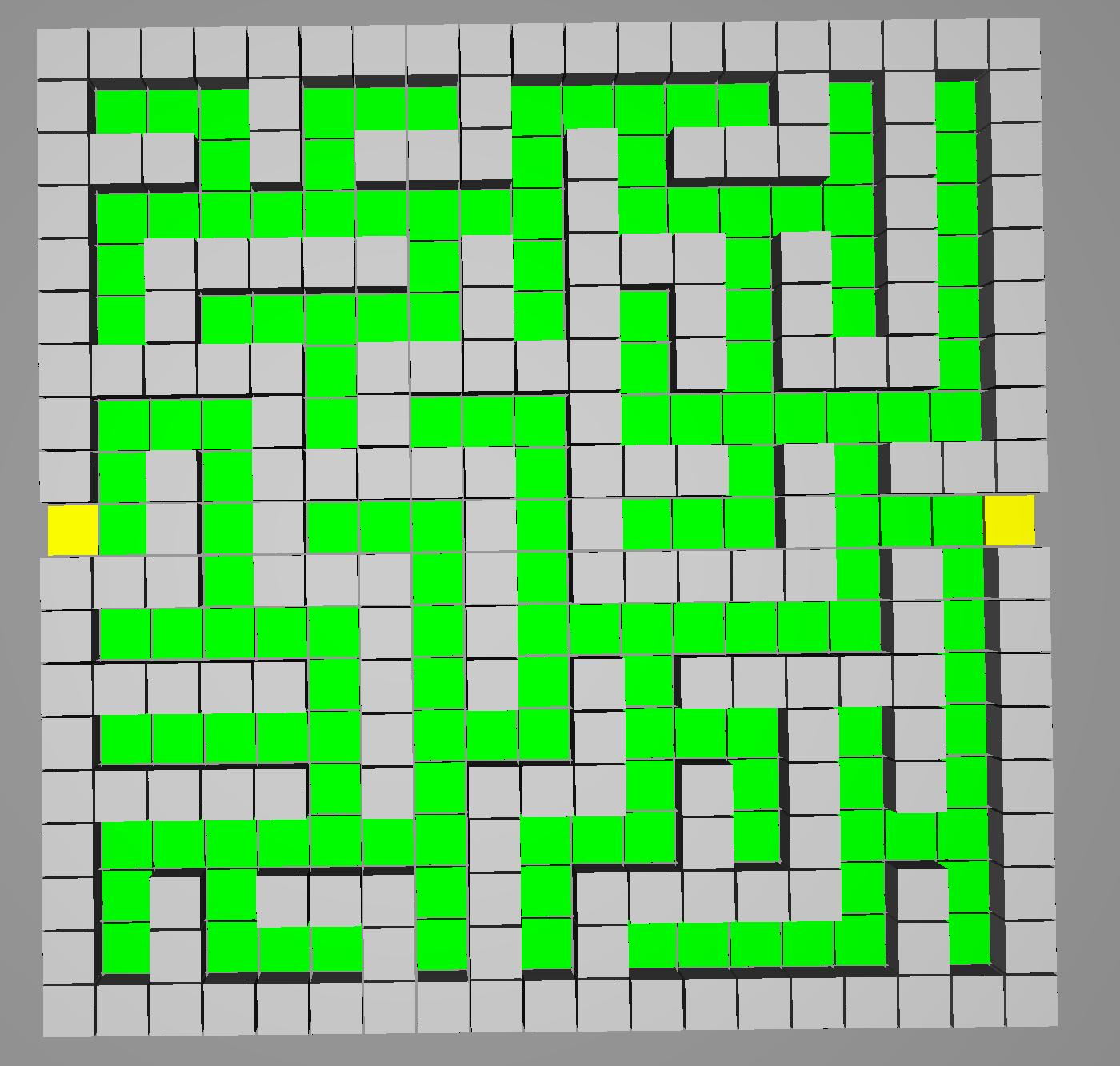 Maze without holes